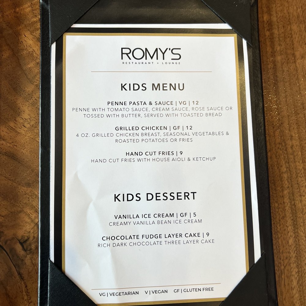 Romy’s Events & Catering - Kid's Menu - Venues & Event Spaces Near Me - Aurora, Ontario Romy’s Events & Catering - Kid's Menu - Venues & Event Spaces Near Me - Aurora, Ontario