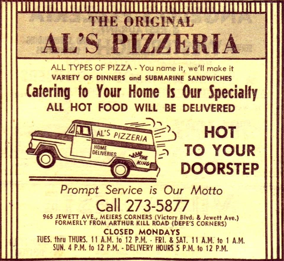 AL’S PIZZERIA RESTAURANT & CATERING Updated August 2024 965 Jewett