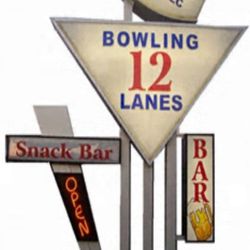 C & H Bowling Lanes - Are sign that still stands to this day . Iconic bowling sign from the original owners Clyde and Hazel from the 1950s