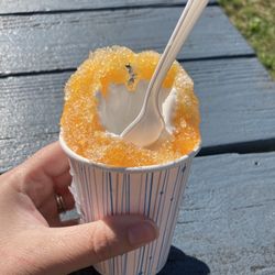 Opies Soft Serve and Snowballs - Egg custard Snowballs with marshmallow