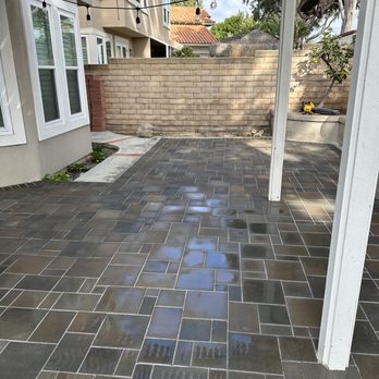 Save Aqua Landscapes - Paver installation in back yard - Artificial Turf Near Me Save Aqua Landscapes - Paver installation in back yard - Artificial Turf Near Me