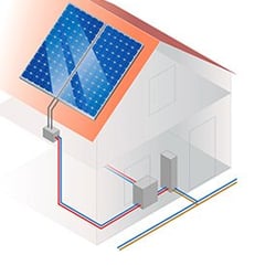 EarthStar Electric - Basic Solar Install Diagram