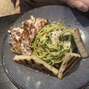 The Battery - Pesto chicken pasta - Salad Near Me - Homewood, Alabama The Battery - Pesto chicken pasta - Salad Near Me - Homewood, Alabama