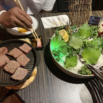 Sushiya - Wagyu & completely demolished couples sashimi - Sushi Bars Near Me - San Dimas, California
