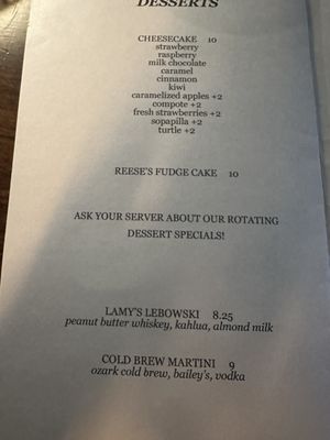 Menu photo 2 No 5 Bistro and Bar Sedalia, MO Menu photo 2 No 5 Bistro and Bar Sedalia, MO
