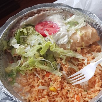 El Tapatio - Chimichangas and rice. Taste good - Mexican Near Me - Bear, Delaware