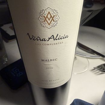 MesaMar Seafood Table - Newly discovered Malbec wine- very delicious with delicate flavors - Seafood Near Me - Coral Gables, Florida