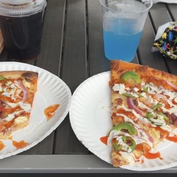 Graffiti Pizza - 2 slices of buffalo chicken pizza. - Pizza Near Me - Pensacola, Florida