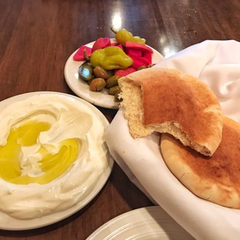 Jerusalem Restaurant - a plate of hummus and pita bread - Middle Eastern Near Me - York, Ontario Jerusalem Restaurant - a plate of hummus and pita bread - Middle Eastern Near Me - York, Ontario