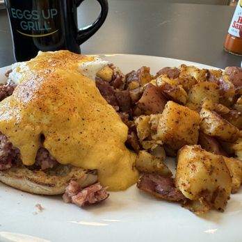 Eggs Up Grill - Hashed Benny - Breakfast & Brunch Near Me - Mechanicsville, Virginia Eggs Up Grill - Hashed Benny - Breakfast & Brunch Near Me - Mechanicsville, Virginia