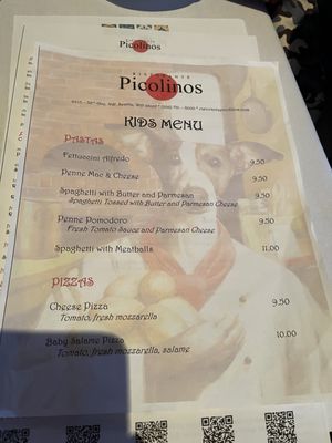 Menu photo 1 Ristorante Picolinos Seattle, WA Menu photo 1 Ristorante Picolinos Seattle, WA