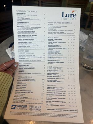 Menu photo 3 Lure Fish House Ventura, CA Menu photo 3 Lure Fish House Ventura, CA