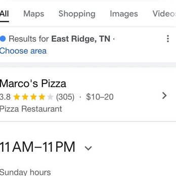 Marco's Pizza - Sunday hours of operation - Pizza Near Me - Chattanooga, Tennessee Marco's Pizza - Sunday hours of operation - Pizza Near Me - Chattanooga, Tennessee