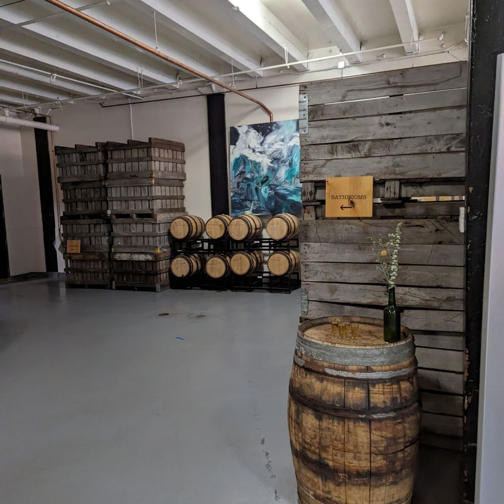 Rhine Hall Distillery - More barrels and fruit carrells - Cocktail Bars Near Me - Chicago, Illinois
