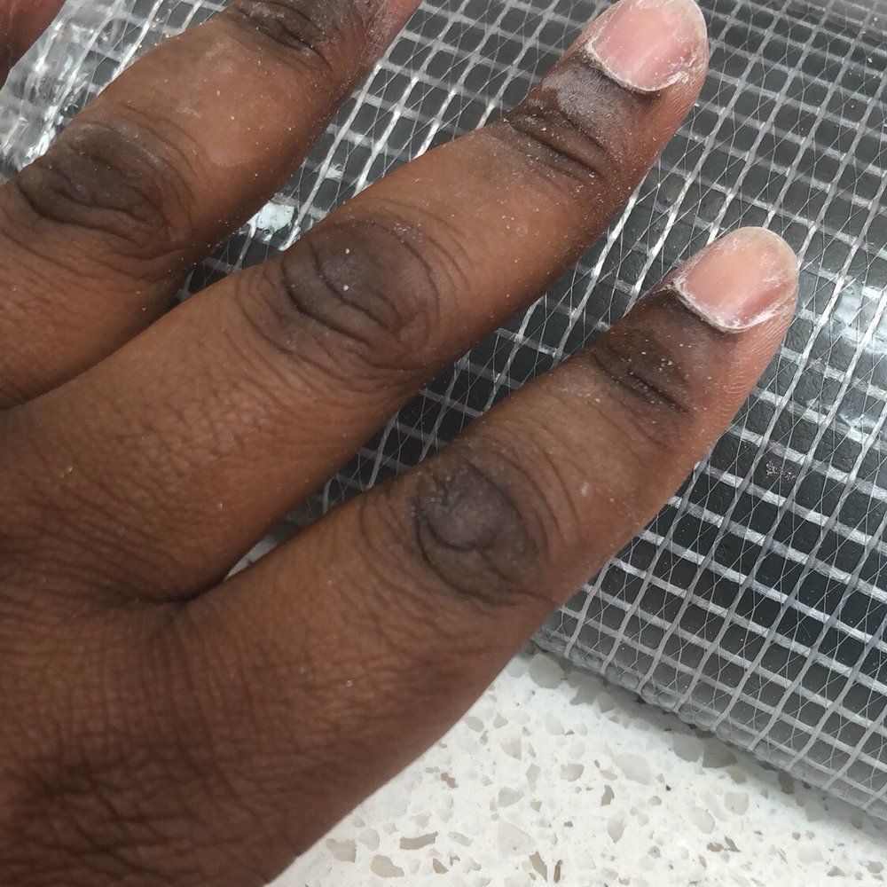 Fuchsia Beauty Lounge - How can you leave someone's nails like this? Unacceptable poor poor customer service - Nail Salons Near Me - Jackson Heights, New York