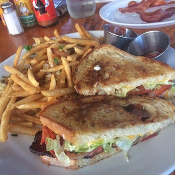 Fig Tree Cafe - The BLT with truffle fries and a side of man candy bacon. The bacon is AMAZING! This sandwich is my go-to - Breakfast & Brunch Near Me - San Diego, California Fig Tree Cafe - The BLT with truffle fries and a side of man candy bacon. The bacon is AMAZING! This sandwich is my go-to - Breakfast & Brunch Near Me - San Diego, California