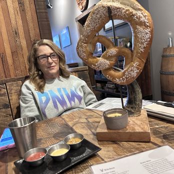 Skål Beer Hall - The giant pretzel - Beer Bar Near Me - Seattle, Washington Skål Beer Hall - The giant pretzel - Beer Bar Near Me - Seattle, Washington