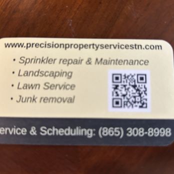Precision Landscaping & Irrigation - Precision Landscaping & Irrigation of Maryville Tennessee business company card landscaping near me - Junk Removal & Hauling Near Me Precision Landscaping & Irrigation - Precision Landscaping & Irrigation of Maryville Tennessee business company card landscaping near me - Junk Removal & Hauling Near Me