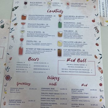 Ciel Downtown - Drink Menu - Tapas/Small Plates Near Me - Washington, DC, District of Columbia