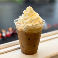 Hook Line & Espresso - Iced white chocolate americano