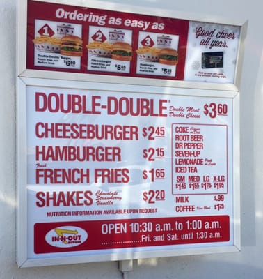 Menu photo 5 In-N-Out Burger Van Nuys, CA