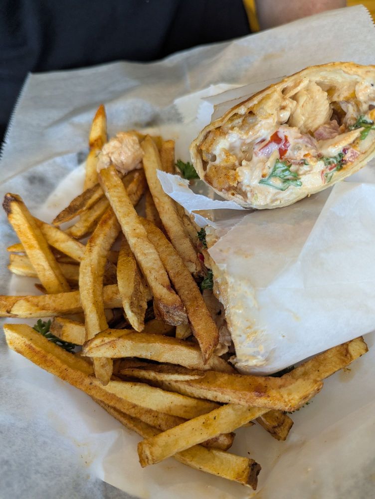 Food from Liberty’s Mediterranean Giant Grinders