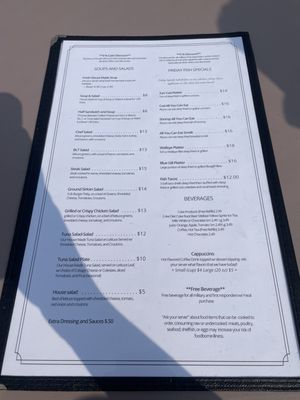 Menu photo 3 Lakeside Cafe Bear Lake, MI