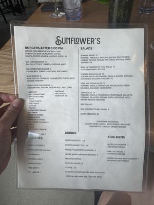 Menu photo 2 Sunflower's Raleigh, NC