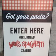 Photo of Mom's Spaghetti - Detroit, MI, United States. Sign outside the entrance to Union Assembly