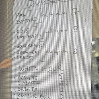 Seed Bakery - Bread menu - Bakeries Near Me - Pasadena, California