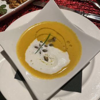 Fireside Bar & Grill - Vanilla bean squash soup - American Near Me - Englewood, Colorado Fireside Bar & Grill - Vanilla bean squash soup - American Near Me - Englewood, Colorado