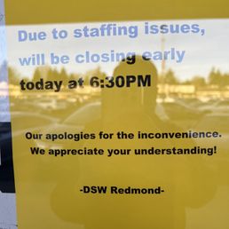 Sign about mismanagement