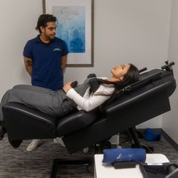 CORE Chiropractic - Greenway Plaza - Decompression at our Richmond Avenue office, relieving disc and nerve pressure without surgery or drugs.