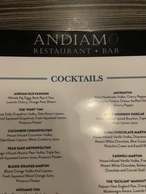 Menu photo 1 Andiamo Restaurant + Bar + Cafe Andover, MA