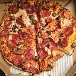 Domino's Pizza - Pizza cut wrong.