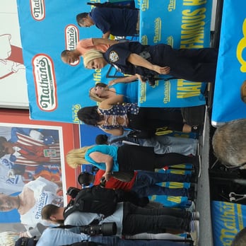 Nathan's Hot Dog Eating Contest - Hot Dogs Near Me - Brooklyn, New York Nathan's Hot Dog Eating Contest - Hot Dogs Near Me - Brooklyn, New York