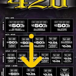 STIIIZY - Pacheco - 04/20/2025 Promotions