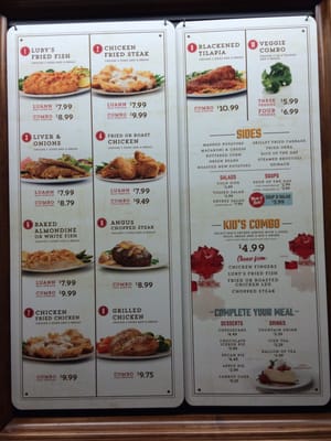Menu photo 3 Luby's Houston, TX Menu photo 3 Luby's Houston, TX