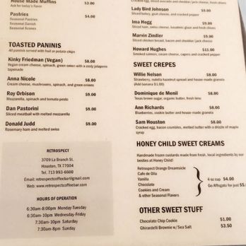 Retrospect Coffee Bar - Witty named crepes - Coffee & Tea Near Me - Houston, Texas Retrospect Coffee Bar - Witty named crepes - Coffee & Tea Near Me - Houston, Texas