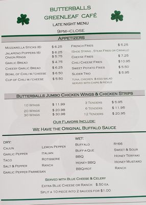 Menu photo 5 Greenleaf Cafe Hebron, CT