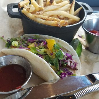 Corner Restaurant - Fish tacos w/a side of fries.....scrumptuous!! - Bars Near Me - Austin, Texas Corner Restaurant - Fish tacos w/a side of fries.....scrumptuous!! - Bars Near Me - Austin, Texas