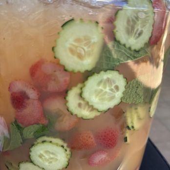 Casa Rositas - Strawberry cucumber lemonada - Mexican Near Me - Fullerton, California Casa Rositas - Strawberry cucumber lemonada - Mexican Near Me - Fullerton, California