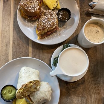 Archive Coffee & Bar - Warm and Warm & Toasty  Bacon Breakfast Burrito Lavander London Fog - Cocktail Bars Near Me - Salem, Oregon