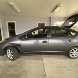 Before bad dent front left. Before bad dent front left.