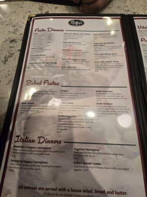 Menu photo 4 Sofias Pizzeria East Windsor, CT