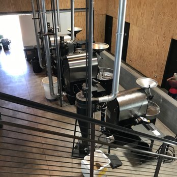 Press Coffee - the Roastery - Roasters, as seen from the loft seating area. - Coffee & Tea Near Me - Phoenix, Arizona Press Coffee - the Roastery - Roasters, as seen from the loft seating area. - Coffee & Tea Near Me - Phoenix, Arizona