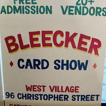 Bleecker Trading - UPCOMING EVENT - FREE ADMISSION- Saturday, January 3rd at Noon - 5pm in West Village at 96 Christopher St. - Hobby Shops Near Me - New York, New York
