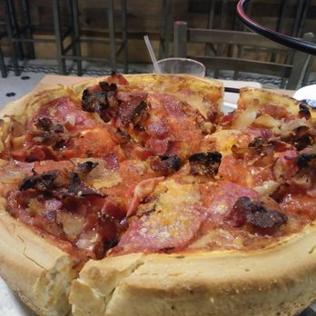 Giordano's - The meats small w/ six slices (plenty for two people) $23 - Pizza Near Me - Orlando, Florida Giordano's - The meats small w/ six slices (plenty for two people) $23 - Pizza Near Me - Orlando, Florida