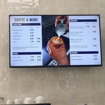Freddo - Menu for beverages - Gelato Near Me - Las Vegas, Nevada