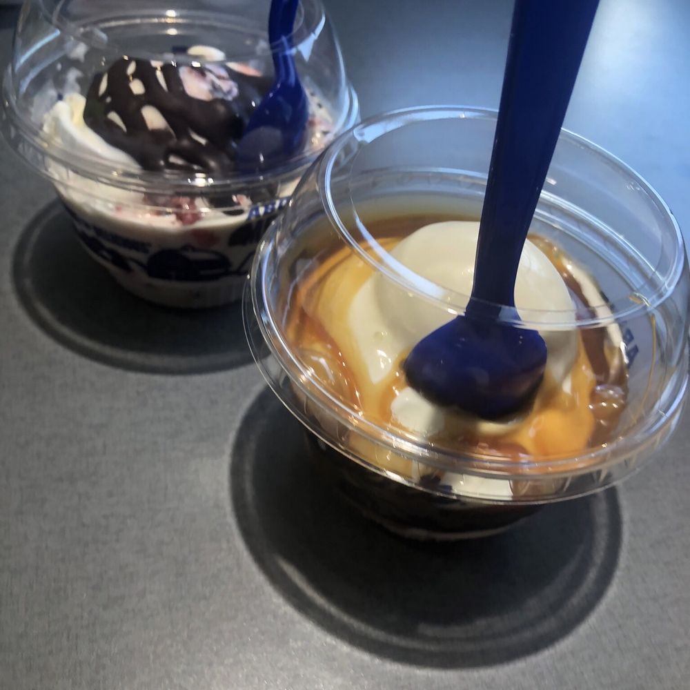 Culver's - Strawberry custard w Caramel sauce. Pick of the Day - Burgers Near Me - Arden, North Carolina Culver's - Strawberry custard w Caramel sauce. Pick of the Day - Burgers Near Me - Arden, North Carolina